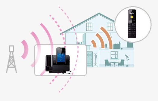 Telefóno Inalambrico Panasonic KX-PRD260 usted nunca vovlera a perder una llamada.